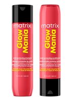 Set Brillo Cabello Radiante Shampoo 300ml + Acondicionador 300ml Glow Mania Matrix