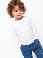 Polera Lisa con Bolsillo Niño