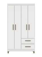 Clóset Lisboa 4 Puertas 2 Cajones