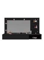 Tocador Aereo Lumiere Negro 1 Cajón