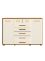 Cómoda Fontana 2 Puertas con 7 Cajones