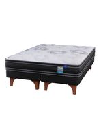 Cama Europea Seven Plus 2 Plazas Box Base Dividida
