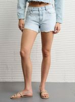 Short Ae Strigid Ripped Súper High Waisted Relaxed Denim