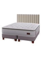 Cama Europea Heritage King 180x200 cm + Respaldo Tubular