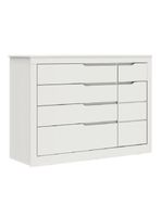 Cómoda Cleo 5 Cajones + Puerta Blanco