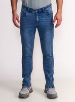 Jeans Slim Tiro Medio