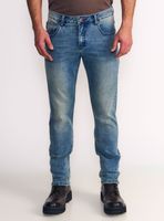 Jeans Oxidado Slim Tiro Medio