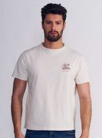 Polera Print  Garmen Dye Manga Corta