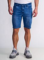 Short Denim Tiro Alto Bob Medio