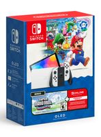 Consola Nintendo Switch Oled + Super Mario Bros Wonder + 3 meses NSO