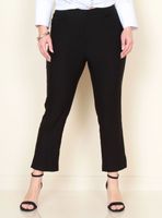 Pantalón Crop Tiro Alto Solid Pretina Elástica 15821