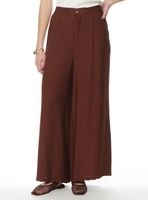 Pantalón Wide Leg Tiro Alto Pretina Básica 301