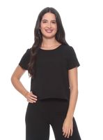 Blusa Manga Corta Escote Redondo