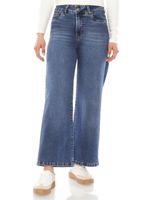 Jeans Culotte Tiro Alto Pretina P31
