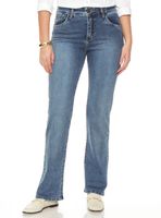 Jeans Recto Tiro Alto Push In Push Up 1 Botón