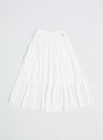 Falda Larga Bambula con Cortes