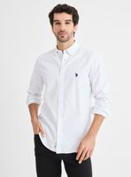 Camisa Manga Larga Basica Oxford Custom Fit