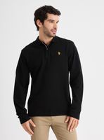 Polera Pique Manga Larga Regular Fit