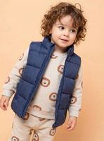 Parka sin Mangas Diseño Liso