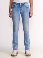 Jeans Janice Tiro Medio Bolsillo Bordado con Tapas