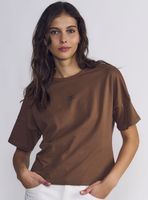 Polera Box Fit Round Neck