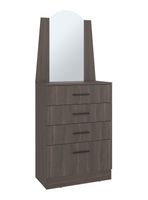 Cómoda Praga 3 Cajones 1 Puerta Abatible Milan