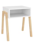 Velador Pinetti Blanco y Crudo