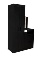 Clóset Comoda Praga 3 Puertas 1 Cajón Wengue