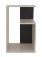 Mesa Lateral Adel 63.4x39.8x30 cm Capri y Wengue