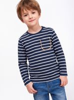 Polera Rayas con Bolsillo