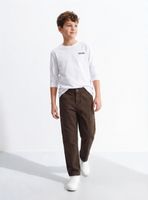 Pantalón con Bolsillo Cierre en Pierna