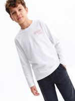 Polera Básica Estampado Juvenil Espalda