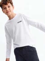 Polera Bolsillo en Manga con Estampado Espalda