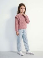 Jeans Denim Full Bordado con Flores