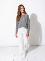 Pantalón Diseño Cortes y Detalles Tachas