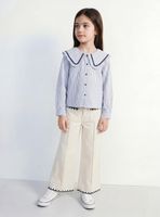 Jeans Marine Borde Bordado