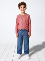 Jeans Diseño Carpintero con Detalle en Pierna