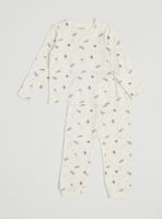 Pijama Estampado con Pantalón Recto Niño
