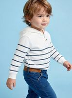 Polerón Rayas Tipo Marinero con Capucha