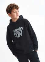 Polerón Básico con Estampado Tipográfico