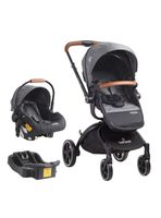 Coche Travel System Deluxe 360° Sx Gris Bebesit