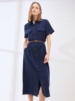 Vestido Camisero con Cinturón