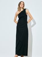 Vestido Asimétrico con Recogido