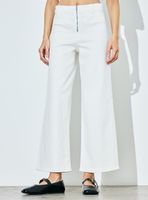 Jeans Wide Leg Bolsillos Delanteros