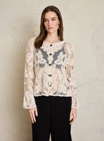 Chaleco Tejido Tipo Macramé