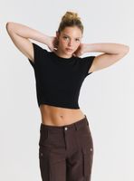 Polera Tejida Manga Corta