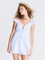 Vestido con Vuelo y Panal