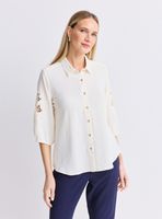 Blusa Bordado en Mangas