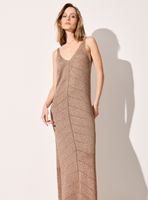 Vestido Vestido Tejido con Lurex