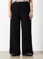 Pantalón Wide Leg Texturado Stretch Curvy